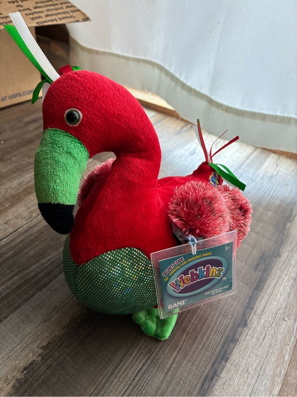 Webkinz Holidoodle Plush NWT Unused Code Ganz Christmas Holiday